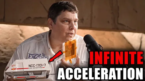 Andrew Aurigema says a $1.50 foam warp-drive thruster could get a 45-ton ship to Mars in 3 and a half days